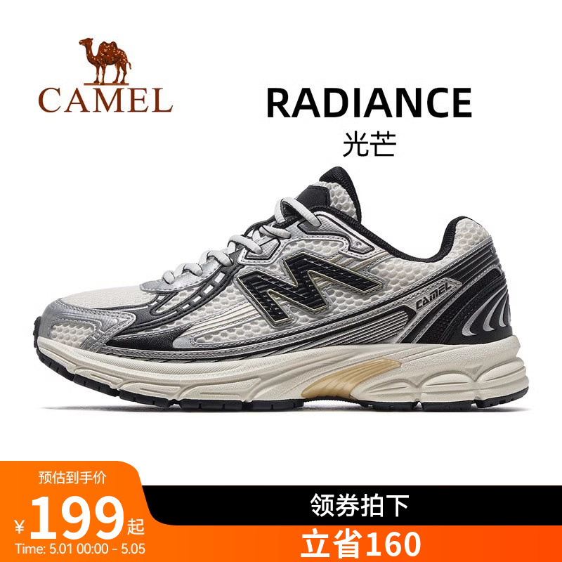 Camel Light Sports Shoes Women's Shoes 2026 New Women's Casual Shoes Running Shoes Breathable Shock Absorbing Retro Jogging Shoes