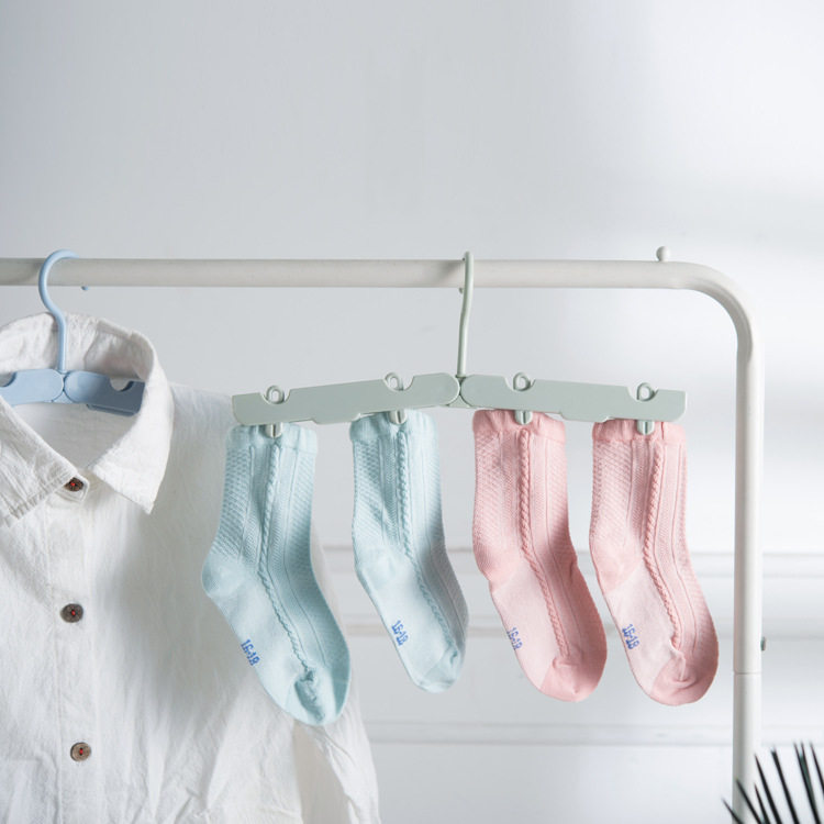 Travel hanger portable foldable drying rack bathroom drying rack travel multi-functional hanger hook clothes hanging