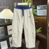 Детские летние дорожные штаны подходит для мужчин и женщин, спортивный быстросохнущий воздушный шар, подходит для подростков