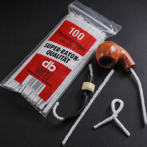 Pipe purifier brush tool cleaning cleaning cotton sliver hand-made lint-free 100-piece pipe accessories cotton swab