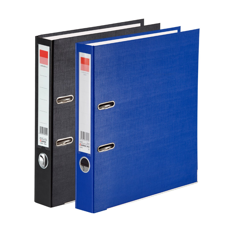 Ziheart folder A105N 106107 108NA4 Black blue archive clip information Two holes perforated fast clip