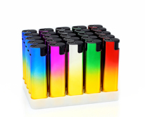 Iron shell windproof lighter advertising grinding wheel iron shell open flame high-end straight punch machine customized laser engraving LOGO