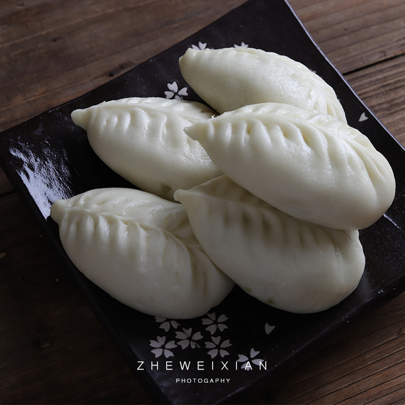 The Shunfeng salty vegetable bag (pickled bean curd shrimp leather meat packet) The grown-up taste frozen 9 pieces