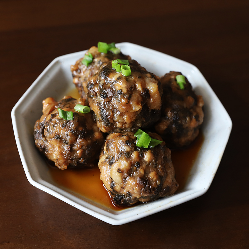 Zhejiang flavor fresh Wenzhou handmade local pig plum dish dried meat cake meatballs raw soup 500g