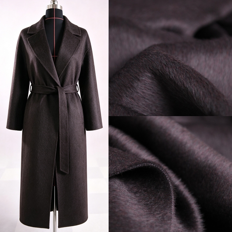 Pigeon Gray Pampagaleras Fur Satin-Like Double-Sided Alpaca Wool Alpaca Wool Soft Gold Silky Smooth