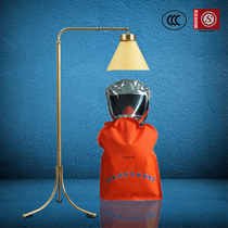 Fire self-rescue respirator long full anti-gas mask self-generated oxygen respirator oxygen respirator mask mask