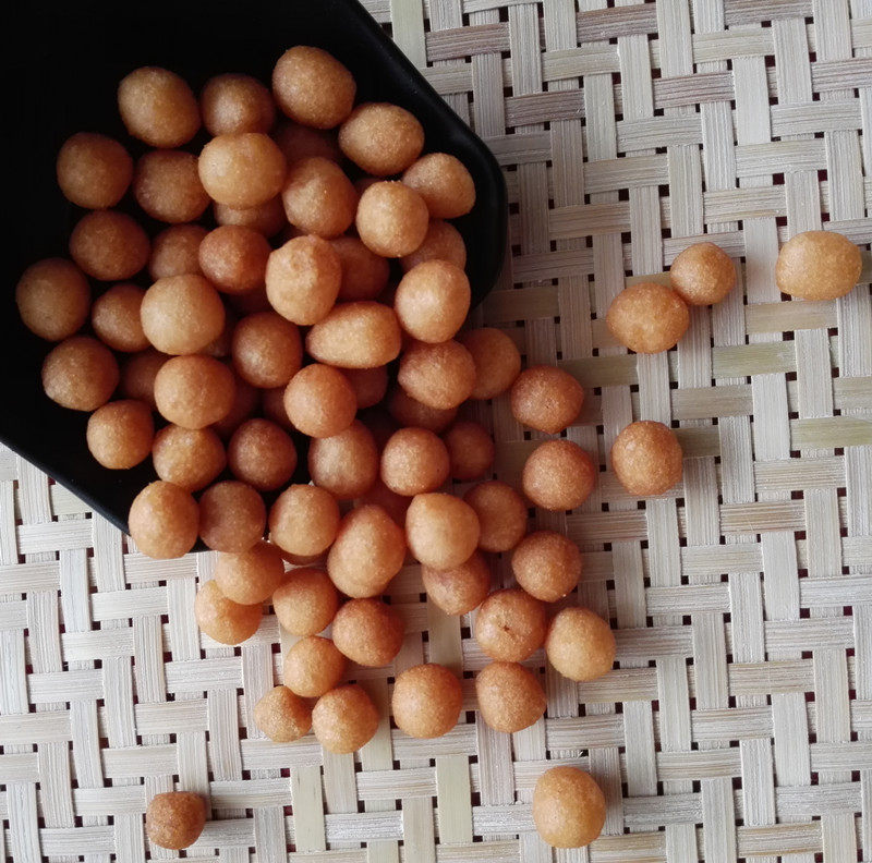 Guangxi Liuzhou Mengan Sanjiang Oil Tea Traditional snack crisp oil fruit punching tea ingredients 120g