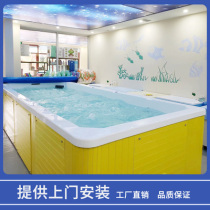 Baby and children baby swimming pool commercial acrylic constant temperature surf tank large swimming pool mother and baby shop full set of equipment