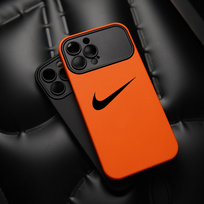 Trendy Brand 13Nike Apple 17Promax Phone Case 16Pro Internet Celebrity New Model 17 Simple High-End Feel 14 Couple 15 Suitable 16 Anti-Drop 17Pro Unisex iPhone 15 Pro Max Protective Case