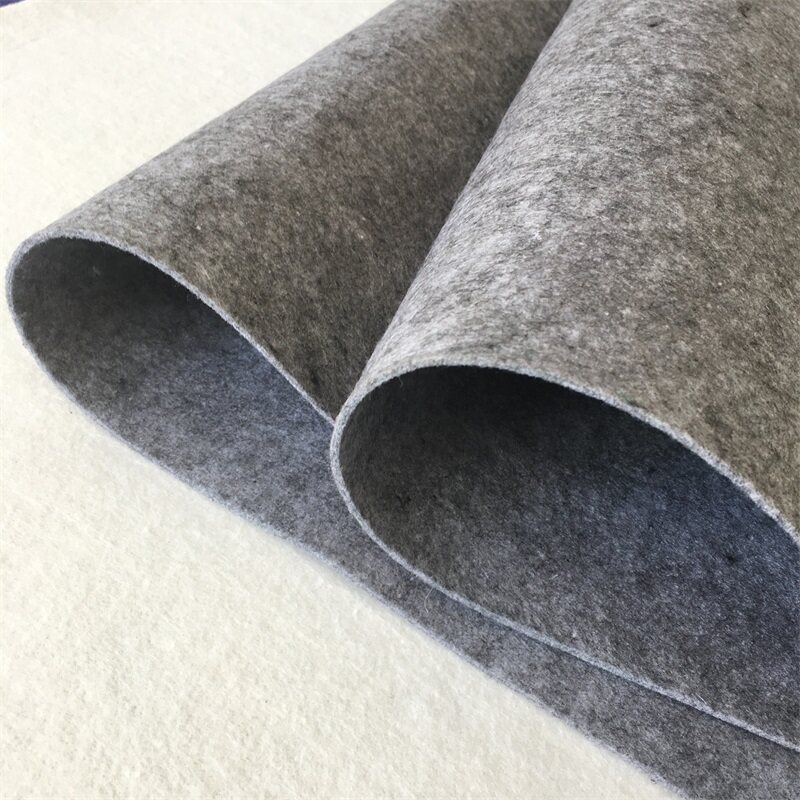 Calligraphy and painting felt ink-absorbing word pad light gray calligraphy mat study four treasures Chinese painting painting blanket factory direct sales