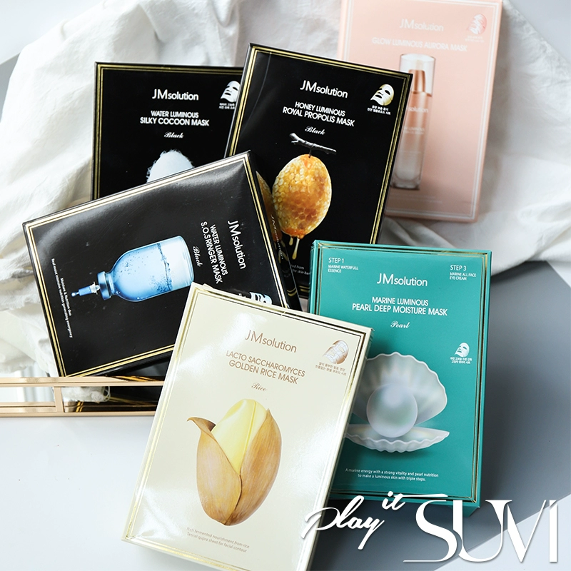 Giải pháp Hàn Quốc JM Golden Rice Silk Mask Ocean Pearl Trilogy Girl Mật ong dưỡng ẩm Sơ cứu - Mặt nạ