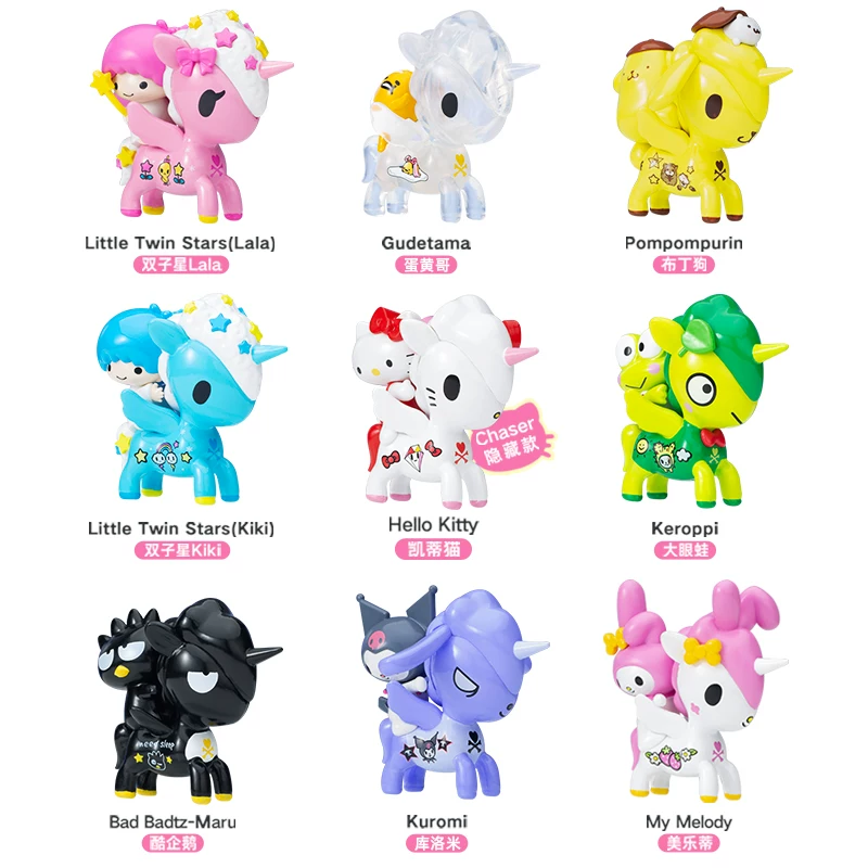 Серия скретч-бокс Токидоки Единороги и друзья Hello Kitty Tide Play Co - брендированная оригинальная