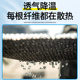 Sunshade Net for Outdoor Courtyard and Rooftop, Heat Insulation, Shading, Light-Blocking Net, Encrypted and Thickened, with Edge Binding and Perforation, Black Sunshade Net