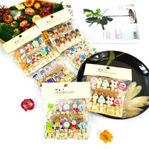 Kindergarten handmade creative photo wall clip childrens art painting blackboard newspaper material DIY wooden clip folder