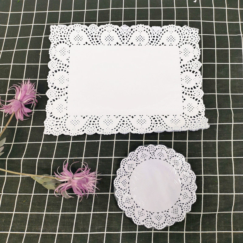 Kindergarten creative DIY art handmade painting graffiti material disposable lace cake paper pad