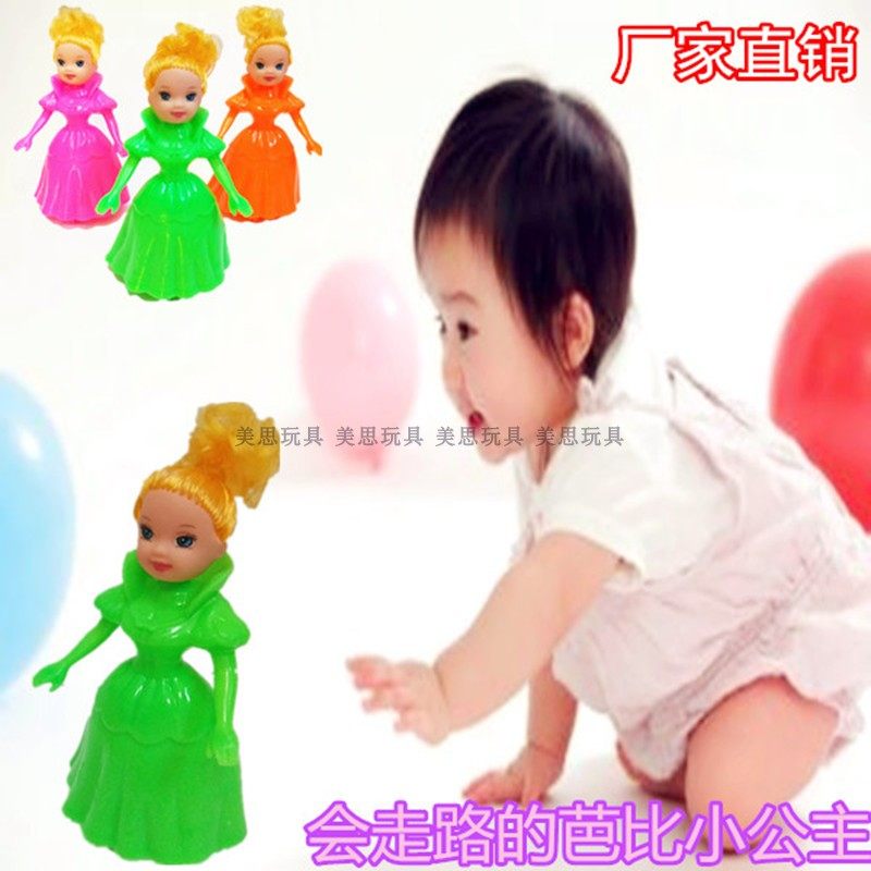 (manufacturer direct sales) Will walk Barbie dolls Little Princess Children's baby boys girls over home Toys-Taobao