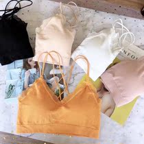 Dime Rey 1611 Breasted Slim Cross With Beauty Back Bra With Chest Cushion Wrap Chest Anti-Walk Light Underunderwear Harness