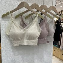 Maples Xin 9062 New Latex Beauty Back Fixation Integrated Cup Wrap Breast Lace Slim Shoulder Strap Sport Anti-Walking Light Underwear