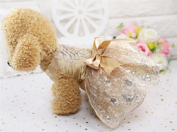 Mùa xuân và mùa hè quần áo chó hơn gấu Teddy Bomei schnauzer bitch váy thú cưng quần áo chó nhỏ quần áo - Quần áo & phụ kiện thú cưng quần áo cho chó phốc sóc