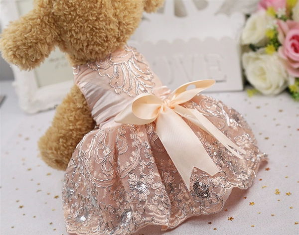 Mùa xuân và mùa hè quần áo chó hơn gấu Teddy Bomei schnauzer bitch váy thú cưng quần áo chó nhỏ quần áo - Quần áo & phụ kiện thú cưng