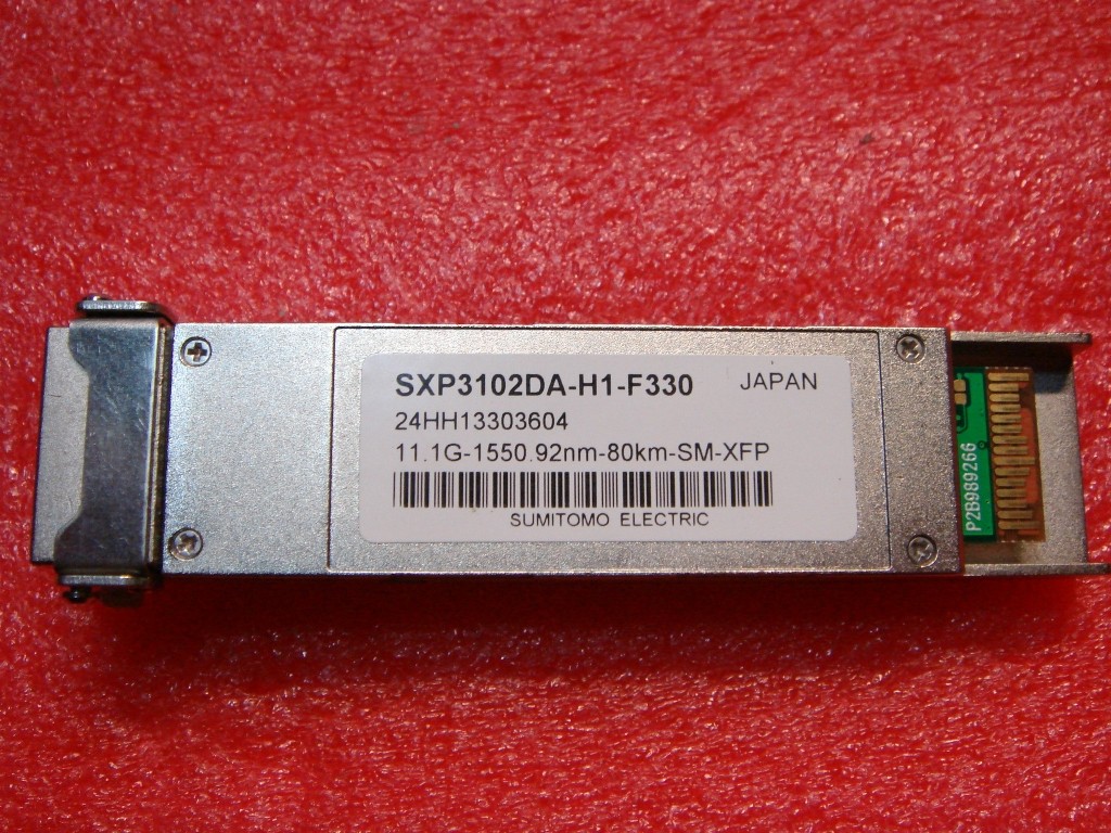 SXP3102DA-H1-F330 SXP3102DA-H1-F330 11 1G-1550 92NM-80KM-SM-XFP 10,000 trillion wavelength division module