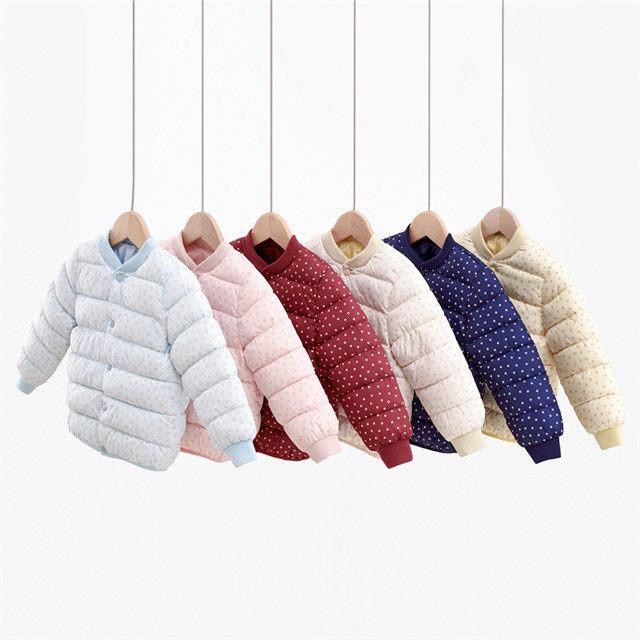 Baby winter clothes anti-season down cotton clothes Baby children's liner handmade cotton coat Female baby quilted jacket Boy winter jacket