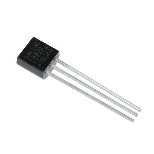 原装进口温度传感器  看着DS18B20文字 最左边GND 中间IO 右边VCC
