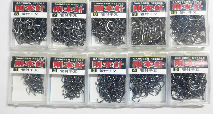 Pipe paid thousands of fish hooks imported with inverted ring and hook hook and box hook