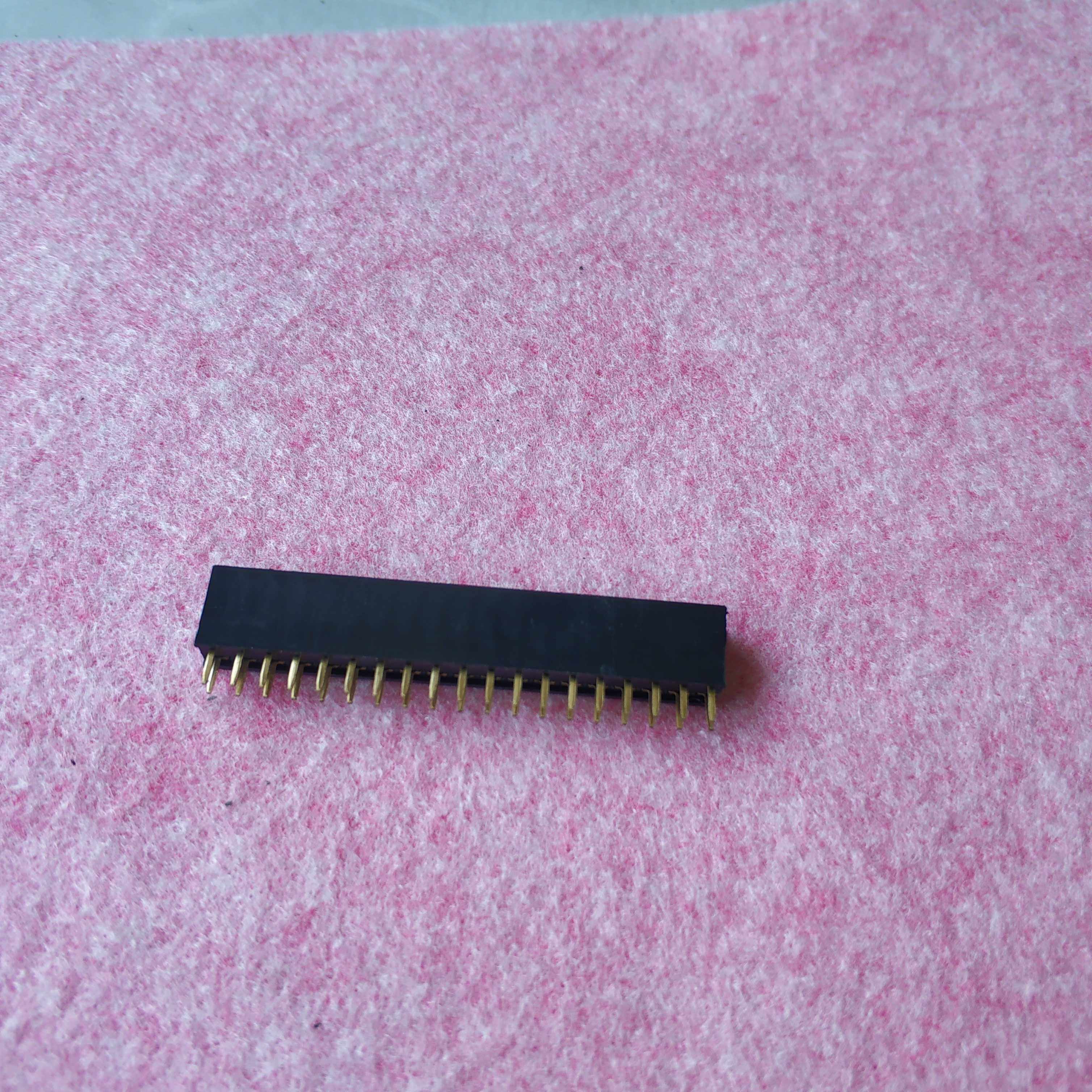 2 54mm spacing plastic height 8 5mm2*25p row female gold-plated environmental protection in-line pin 3mm
