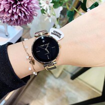 Counter Anne Klein Anne Klein fashion casual black gold diamond-set womens watch AK1414BKGB