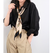 Miss Kelyn (retro series) silk scarf senior long strip with bag ribbon with belt tie