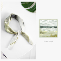 Miss Kelyn (Sea - sky) Small Sense Small Strip with Bag Bag Ribbon with Belt Tie