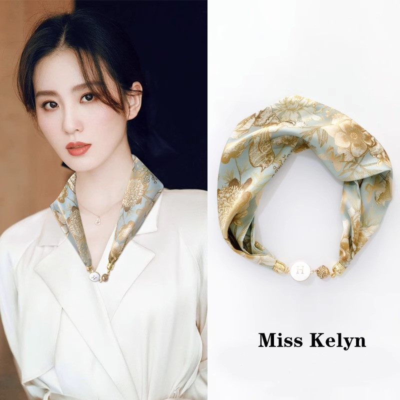 25年必买!Miss Kelyn磁扣长条丝巾|轻奢复古围巾种草避坑指南-服装品牌-淘宝好物网