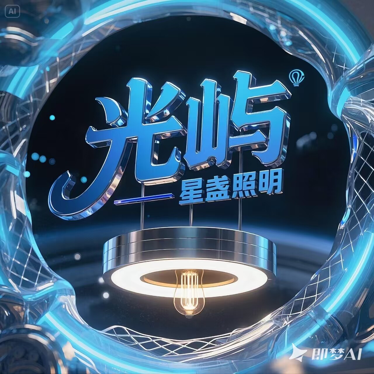 光屿星盏照明的LOGO