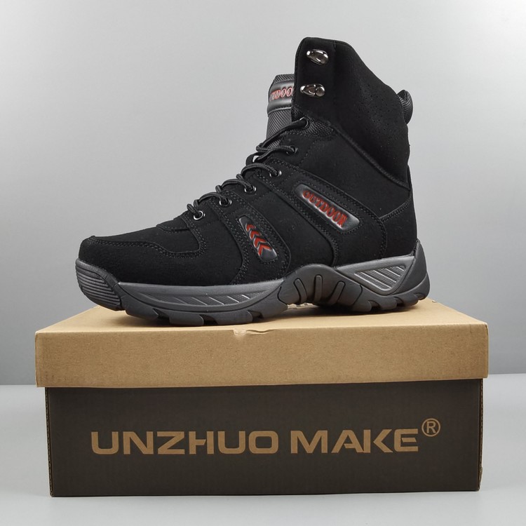 Pick Up Leak Foreign Trade Original Single Out of US Genuine Leather Bull Anti-Suede Men's Jungle Wild Combat Boots Non-slip Mountaineering Outdoor Boots