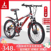 Phoenix childrens bike 18 20 22 inch variable speed mountain bike 6-8-12-17 year old Boy Girl Student