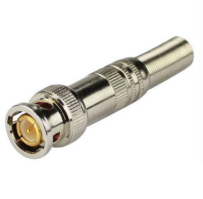 Solder-free copper core BNC connector surveillance camera accessories transmission line connector Q9 head welding optional