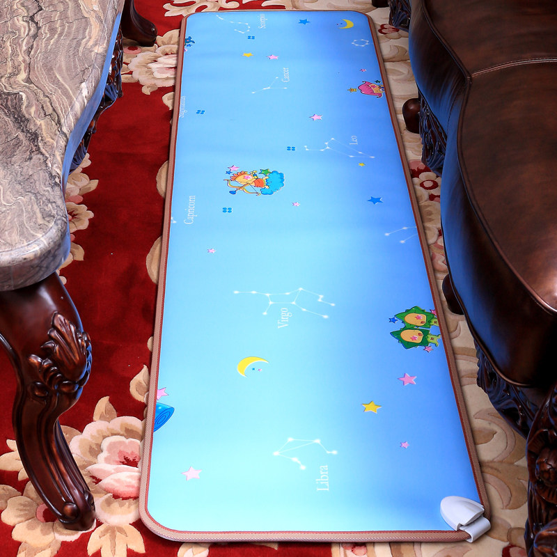 Caoao Mobile Carbon Crystal Floor Heating Pad Electric Heating Mat Korean Electric Carpet Floor Heating Pad Foot Warmer 100*53