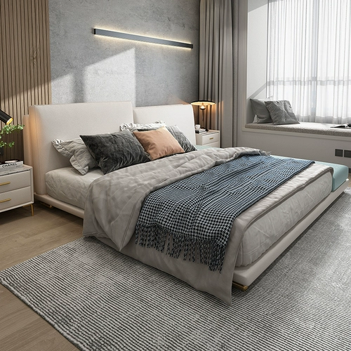 Белая современная ткань для домашнего использования, из хлопка и льна, простой и элегантный дизайн