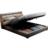 Современная белая ткань для кровати, 2021 года, простой и элегантный дизайн