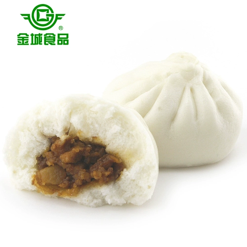 Jinsheng Barbuk Bun 2 мешки замороженные булочки легко есть наполовину насыщенные кантонские димсам