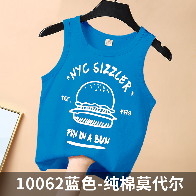 Trẻ em mặc cậu bé mùa hè vest váy 2020 trẻ em bé mới không tay cotton t-shirt mùa hè trẻ em lớn của Hàn Quốc phiên bản của thủy triều.