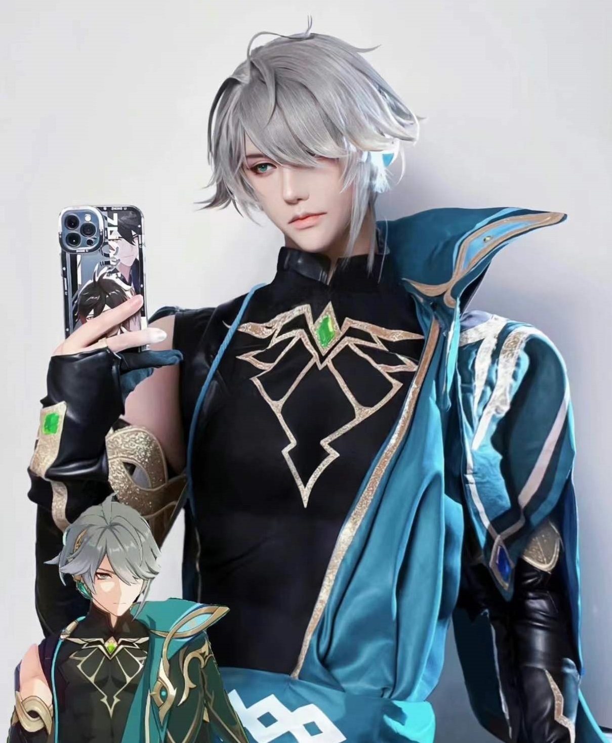 Genshin Impact Alhaitham Cosplay Halskette - Anime Schmuck Blattschmuck