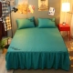Tinh khiết bông giường váy một mảnh bông phim hoạt hình Simmons nệm bảo vệ 1,8 m ba mảnh custom-made bedspread - Váy Petti