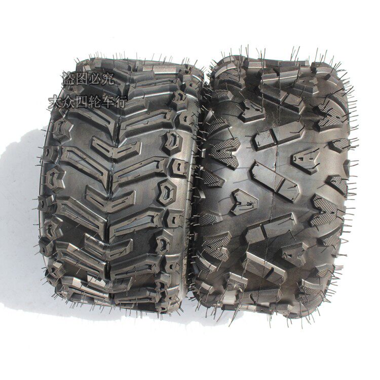 DIY self-made four-wheel beach locomotive accessories thickened vacuum tire 16X8-7 inch kart modified tire