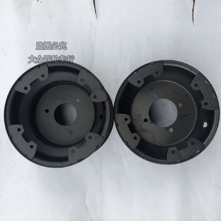 Four-wheel modification size bull beach motorcycle modification accessories new iron wheel accessories 8 inch vacuum steel ring