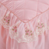 Bộ chăn ga gối bông trải giường đơn giản Chất liệu cotton đơn dày 1,5m1,8 m cộng với bộ chăn ga gối Hàn Quốc váy giường đẹp	 Váy Petti