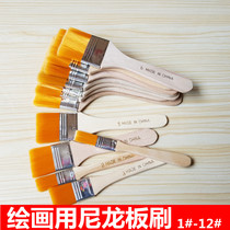 High quality nylon hair brush watercolor pen gouache oil painting acrylic brush board brush wall painting brush pens