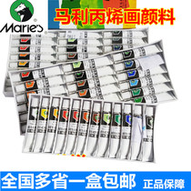 Marley acrylic painting pigment 812 818 824 hand painted wall painting textile painting color pigment 12 18 color