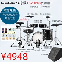 Новый![Маленький флагман] T820-Pro Real Brum Внешний вид Электронный барабан 5 барабан 4 镲 содержит динамики LE30BT, чтобы дать полный набор подарочных пакетов